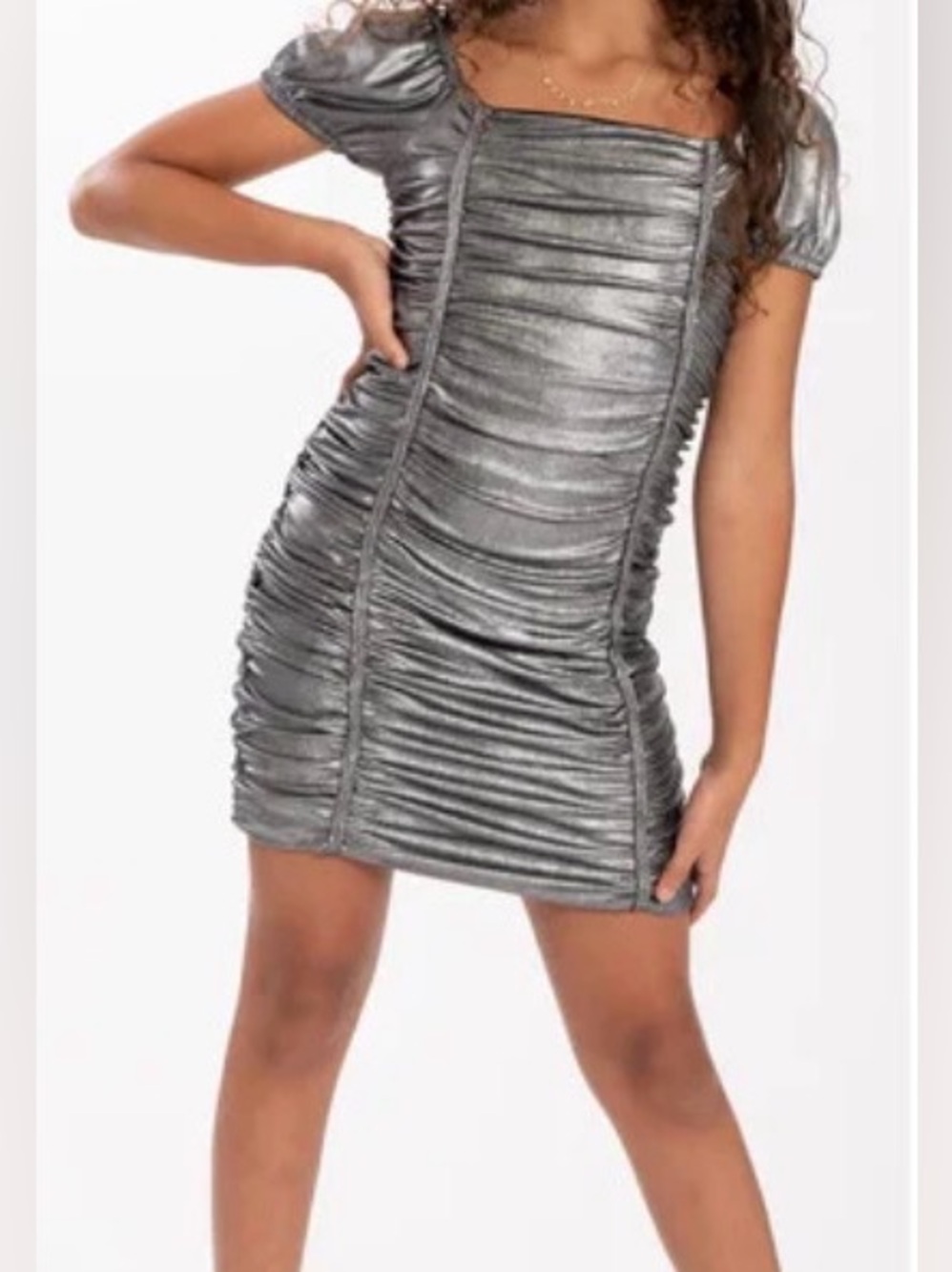 NWT. Girls Shimmer Amelia Dress by Cheryl Creations. Junior size small.